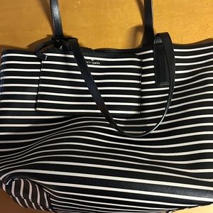 Kate Spade reversible leather tote with wristlet